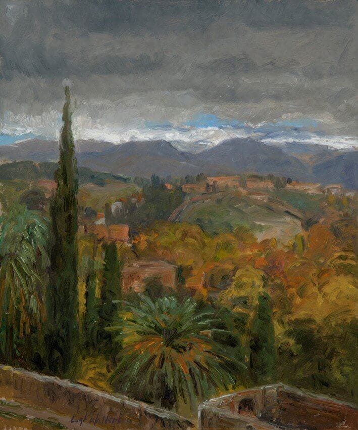Vista from Alcazaba by Curt Walters